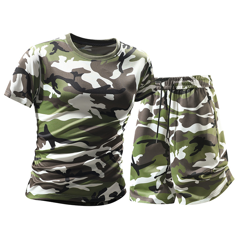 Camo Pattern Set - بدلة رياضية بنمط التمويه ثلاثي الأبعاد