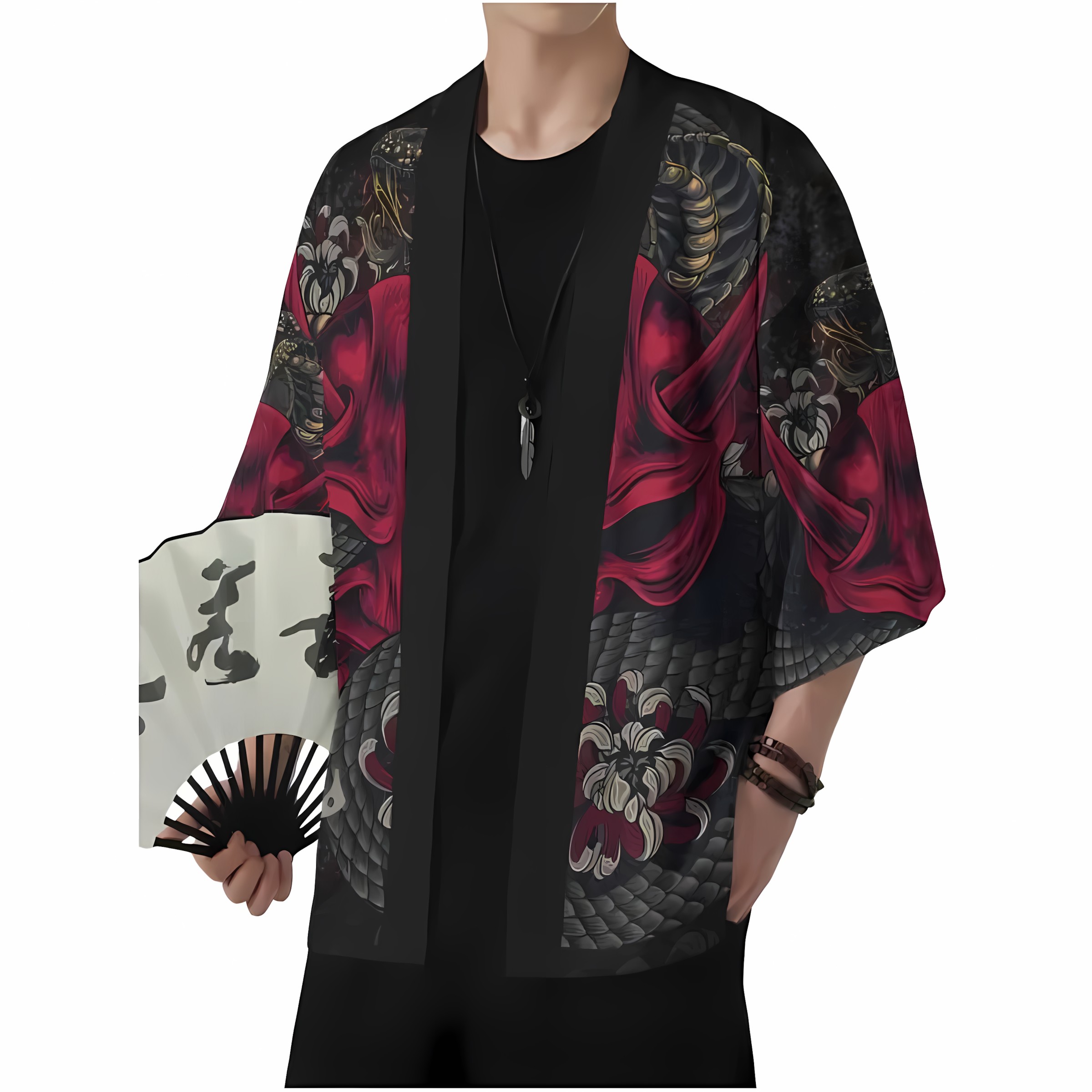 Street Fashion Kimono - كيمونو رجالي جديد لصيف 2026 مع