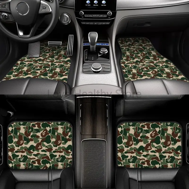 Camo Pattern Set - مخصص الأخضر كامو نمط سيارة الحصير