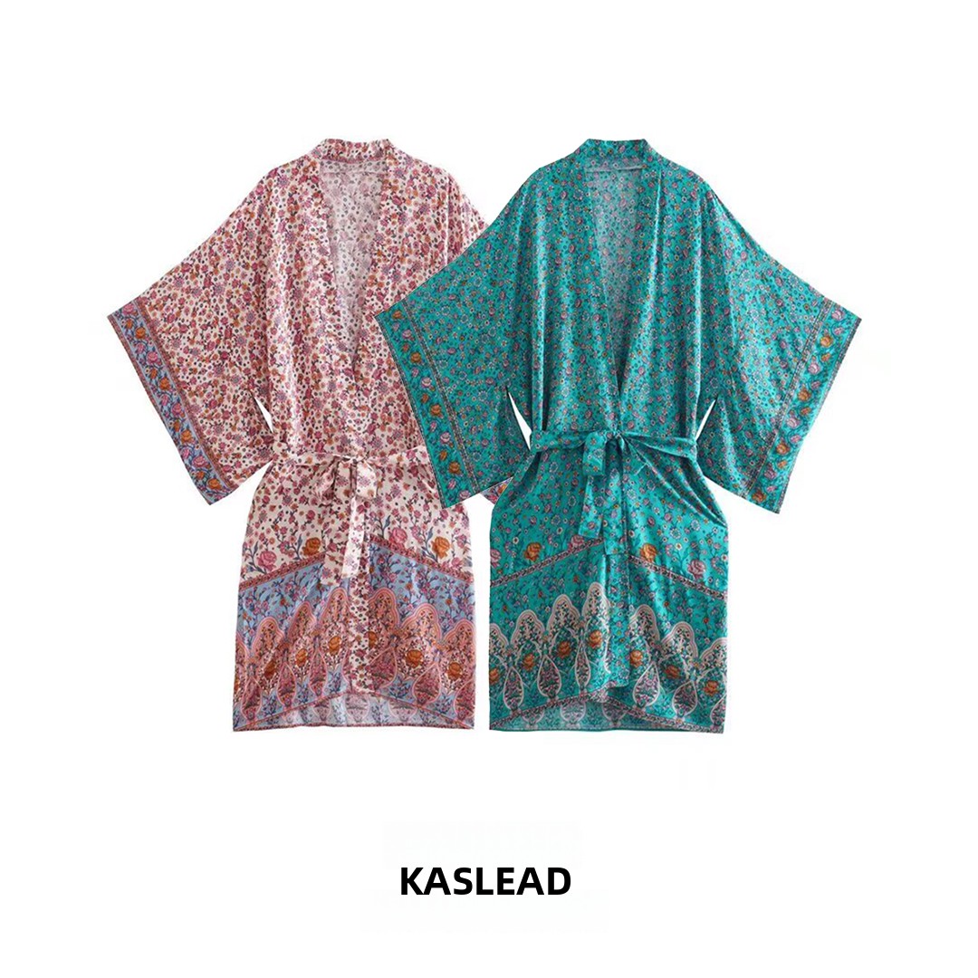 Street Fashion Kimono - فستان كيمونو نسائي جديد من KASLEAD