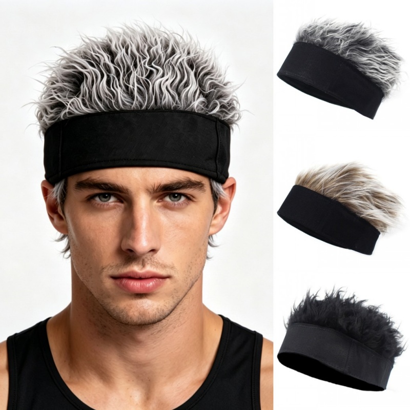 Street Fashion Hats - قبعة شعر مستعار صناعي قصيرة مدببة