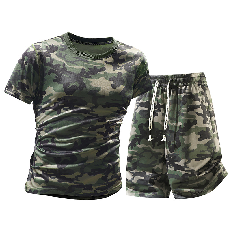 بدلة رياضية بنمط التمويه ثلاثي - مراجعة Camo Pattern Set وسعره