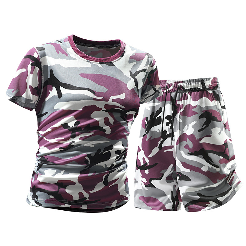 بدلة رياضية بنمط التمويه ثلاثي - مراجعة Camo Pattern Set وسعره
