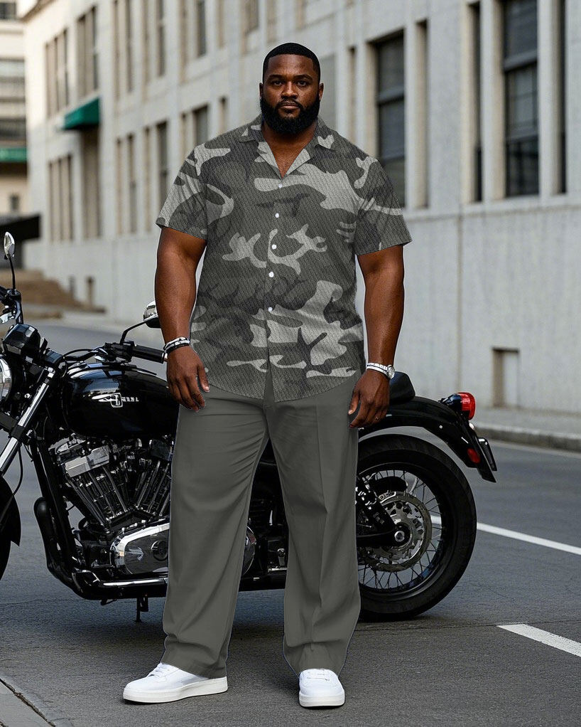 طقم قميص وبنطلون للرجال بمقاسا - مراجعة Camo Pattern Set وسعره