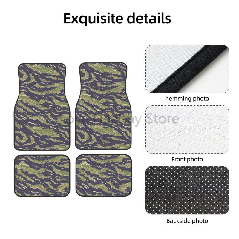 مجموعة سجاد أرضية السيارة بنمط - مراجعة Camo Pattern Set وسعره