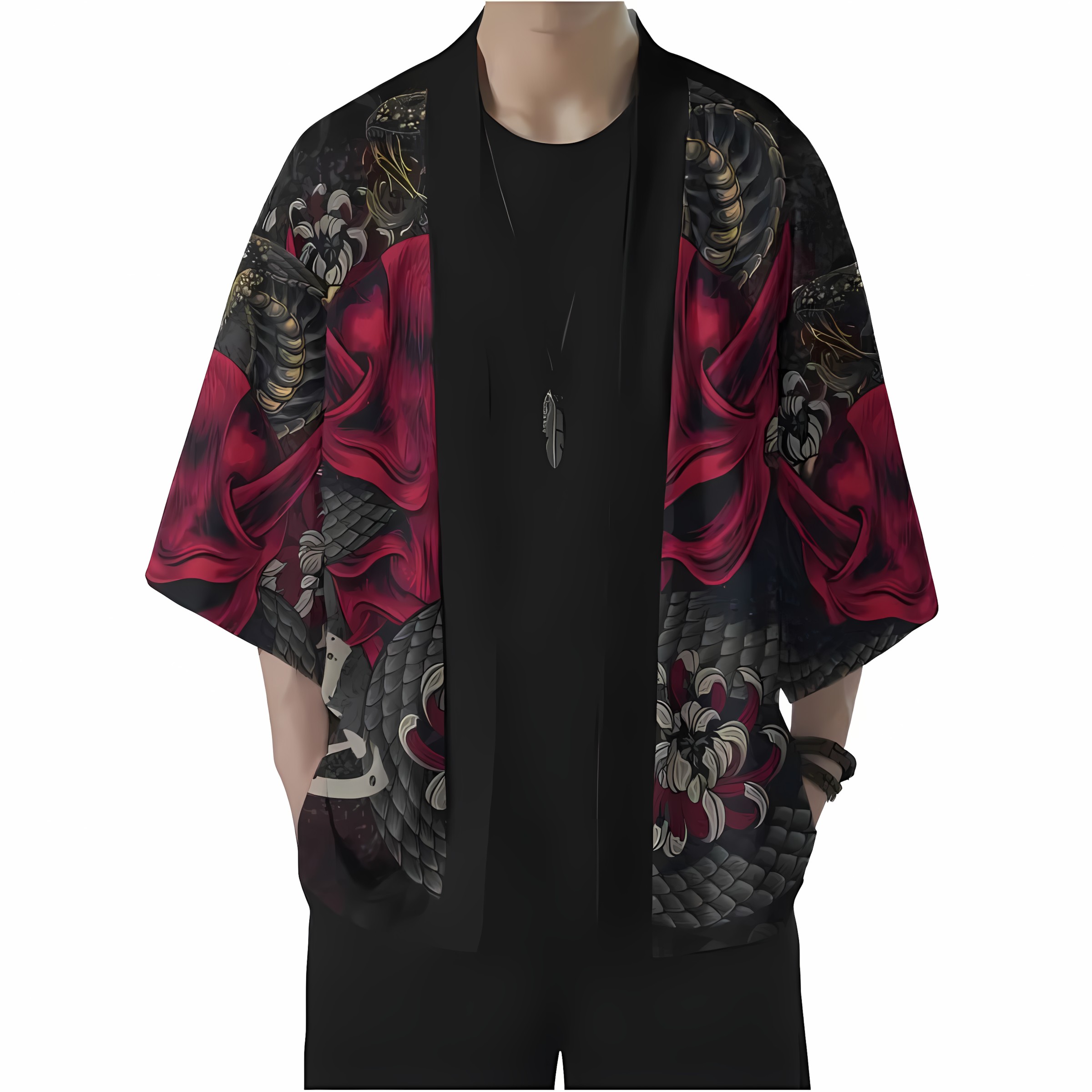 كيمونو رجالي جديد لصيف 2026 مع - مراجعة Street Fashion Kimono وسعره