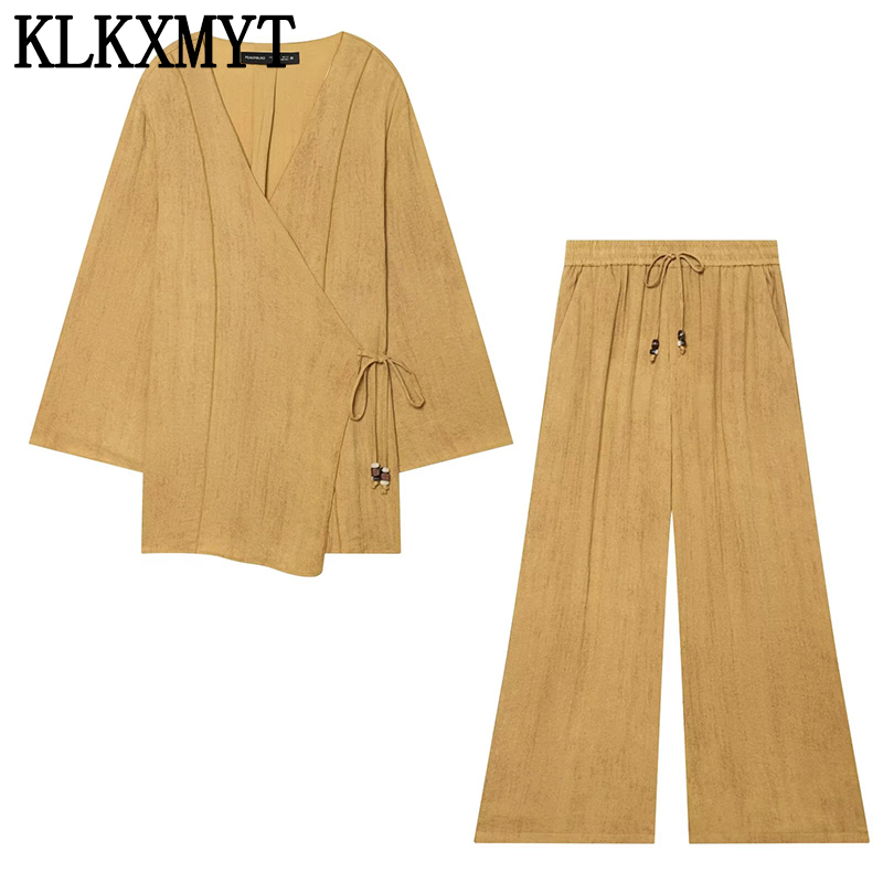 طقم نسائي عصري من قطعتين من KL - مراجعة Street Fashion Kimono وسعره