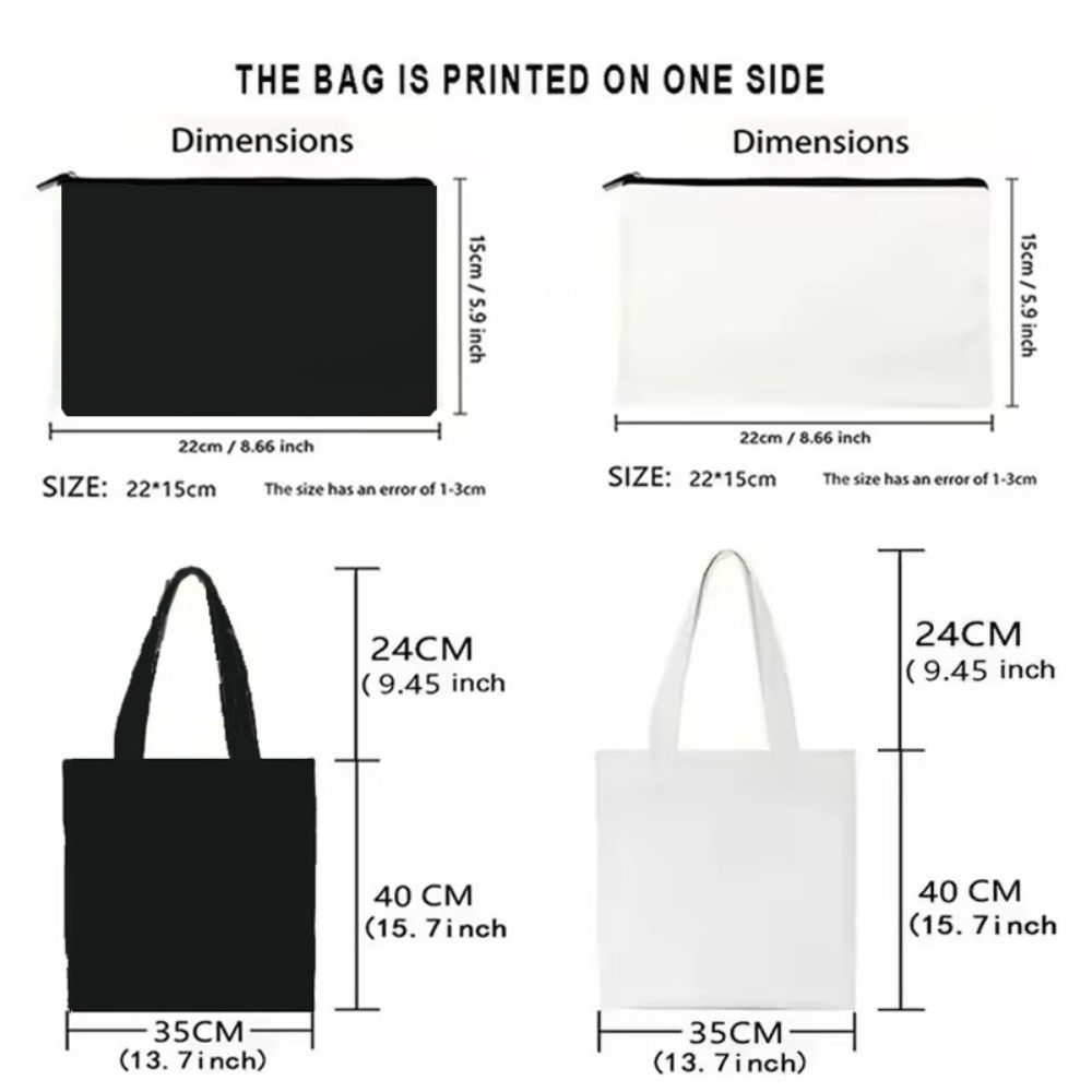 حقيبة حمل قماشية بتصميم مناظر  - مراجعة Tote Bag Canvas Print وسعره
