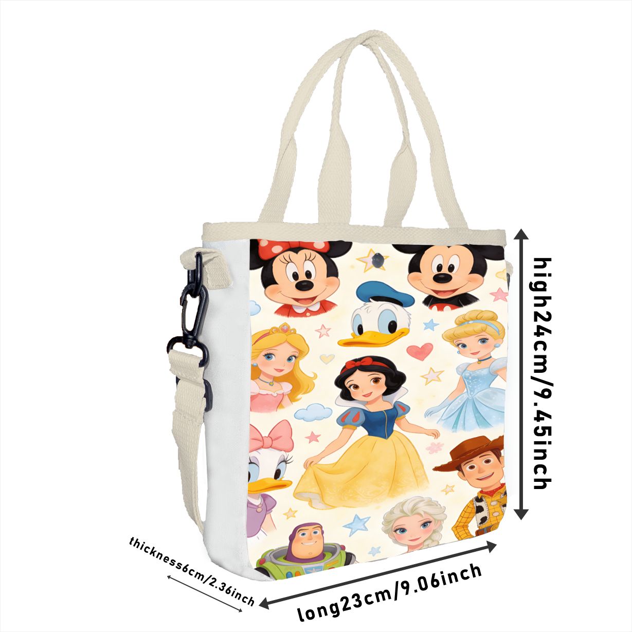 حقيبة يد متعددة الوظائف بتصميم - مراجعة Tote Bag Canvas Print وسعره