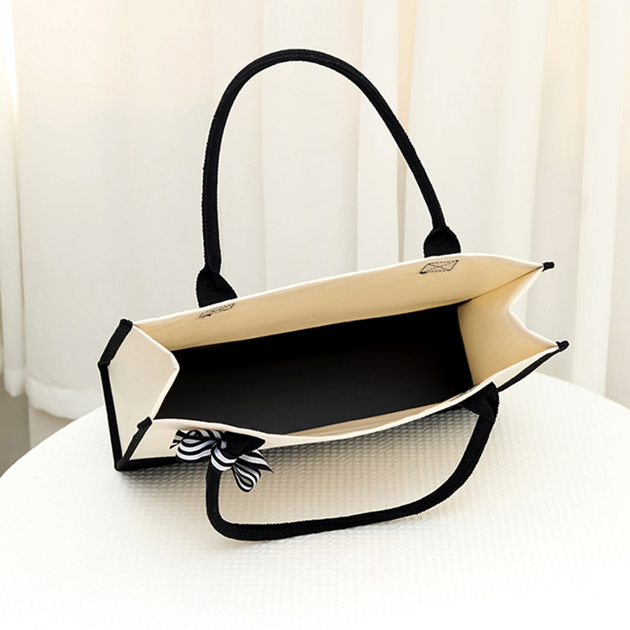 حقيبة قماشية بيضاء خفيفة مطبوع - مراجعة Tote Bag Canvas Print وسعره