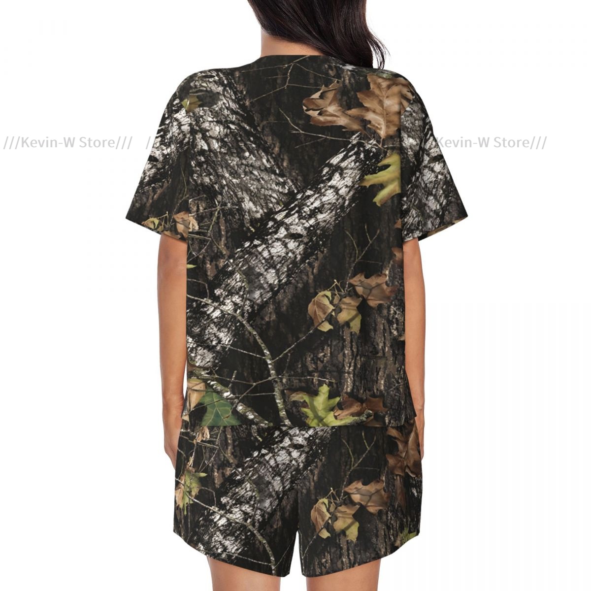 بيجامة نسائية مكونة من قطعتين  - مراجعة Camo Pattern Set وسعره