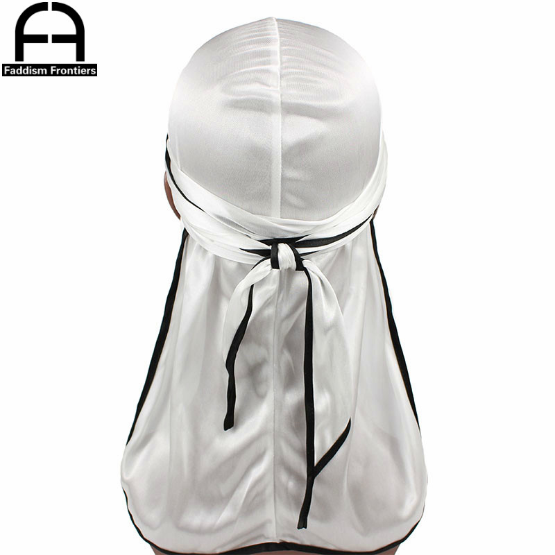 جديد موضة الرجال الساتان Durag - مراجعة Street Fashion Hats وسعره