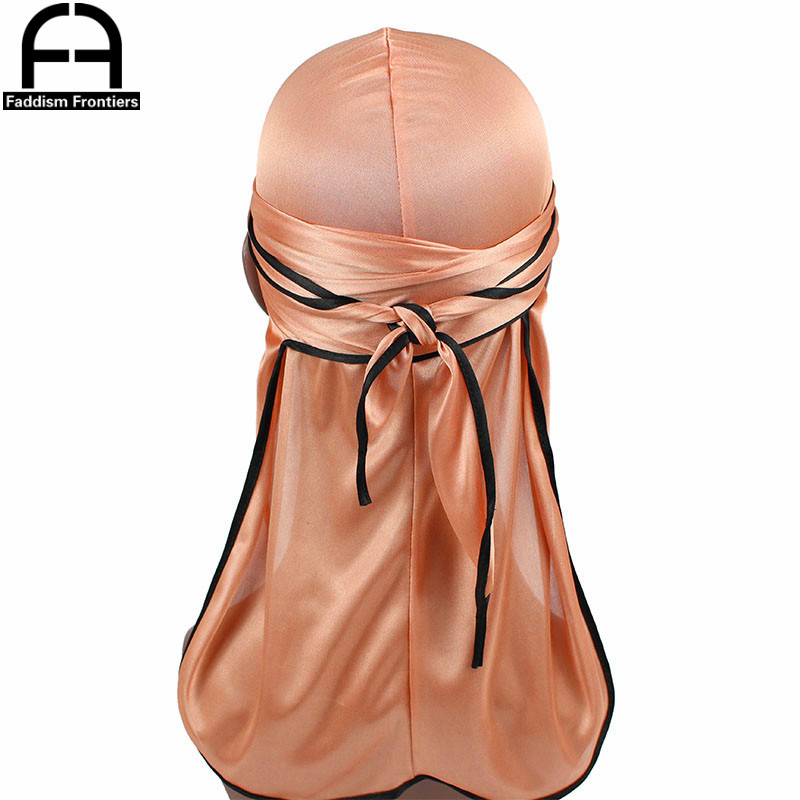 جديد موضة الرجال الساتان Durag - مراجعة Street Fashion Hats وسعره