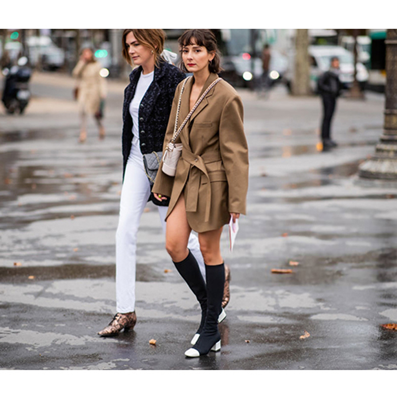 فستان بدلة ميدي أنيق بلون الكا - مراجعة Street Fashion Week وسعره