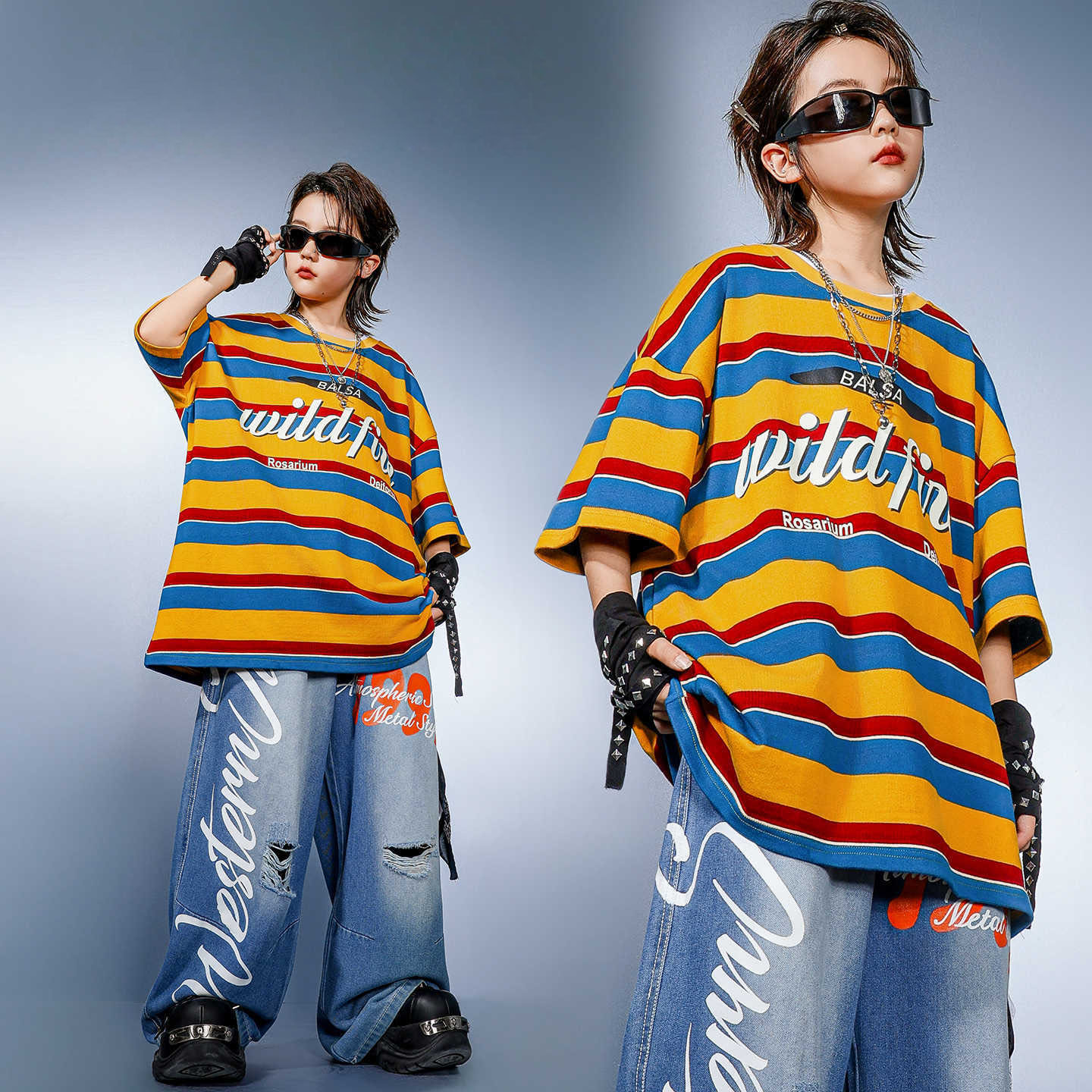 ملابس هيب هوب للأطفال: تي شيرت - مراجعة Distressed Jean Rip وسعره