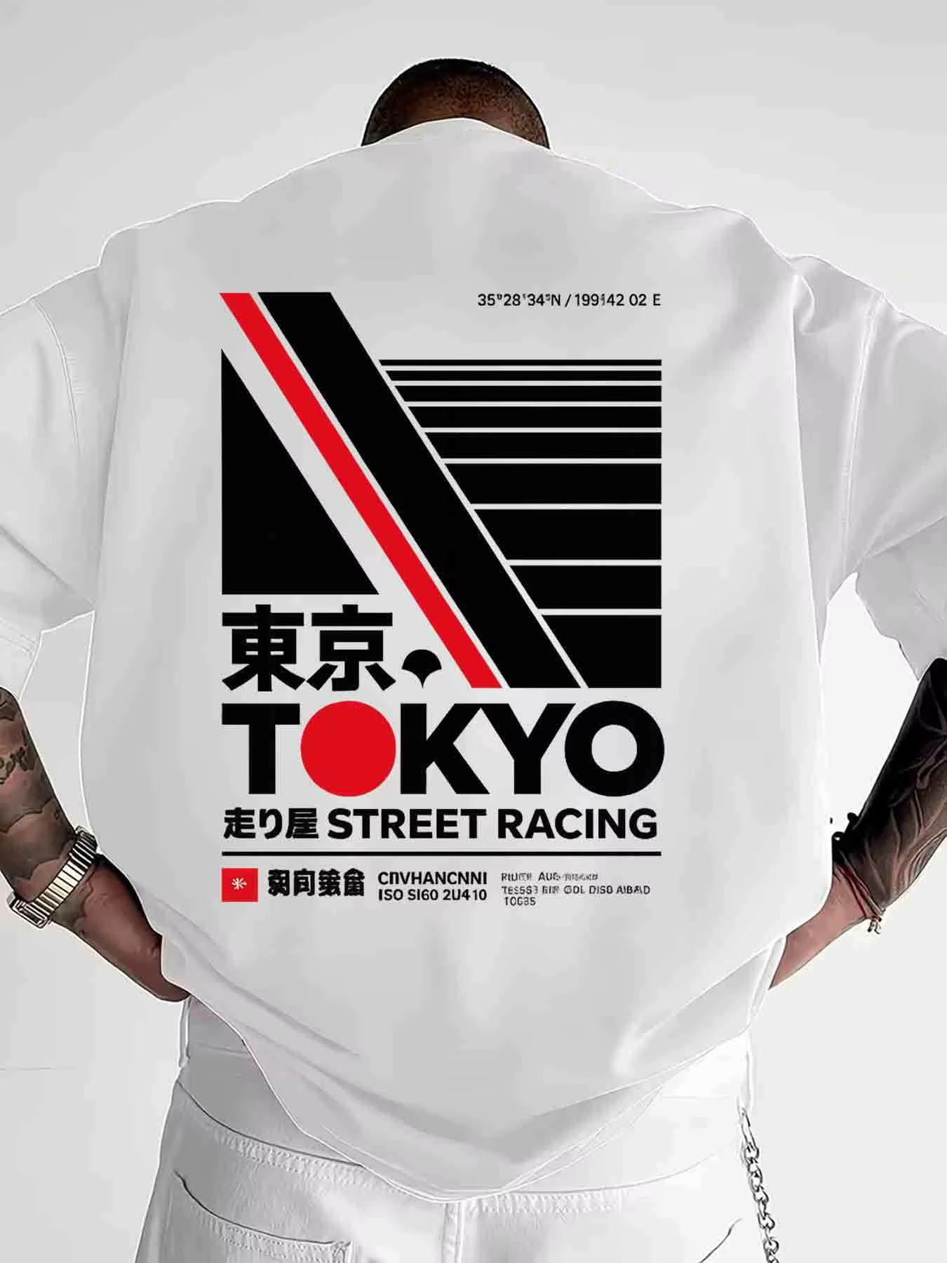 تي شيرت مطبوع بأسلوب شوارع طوك - مراجعة Street Fashion Tokyo وسعره