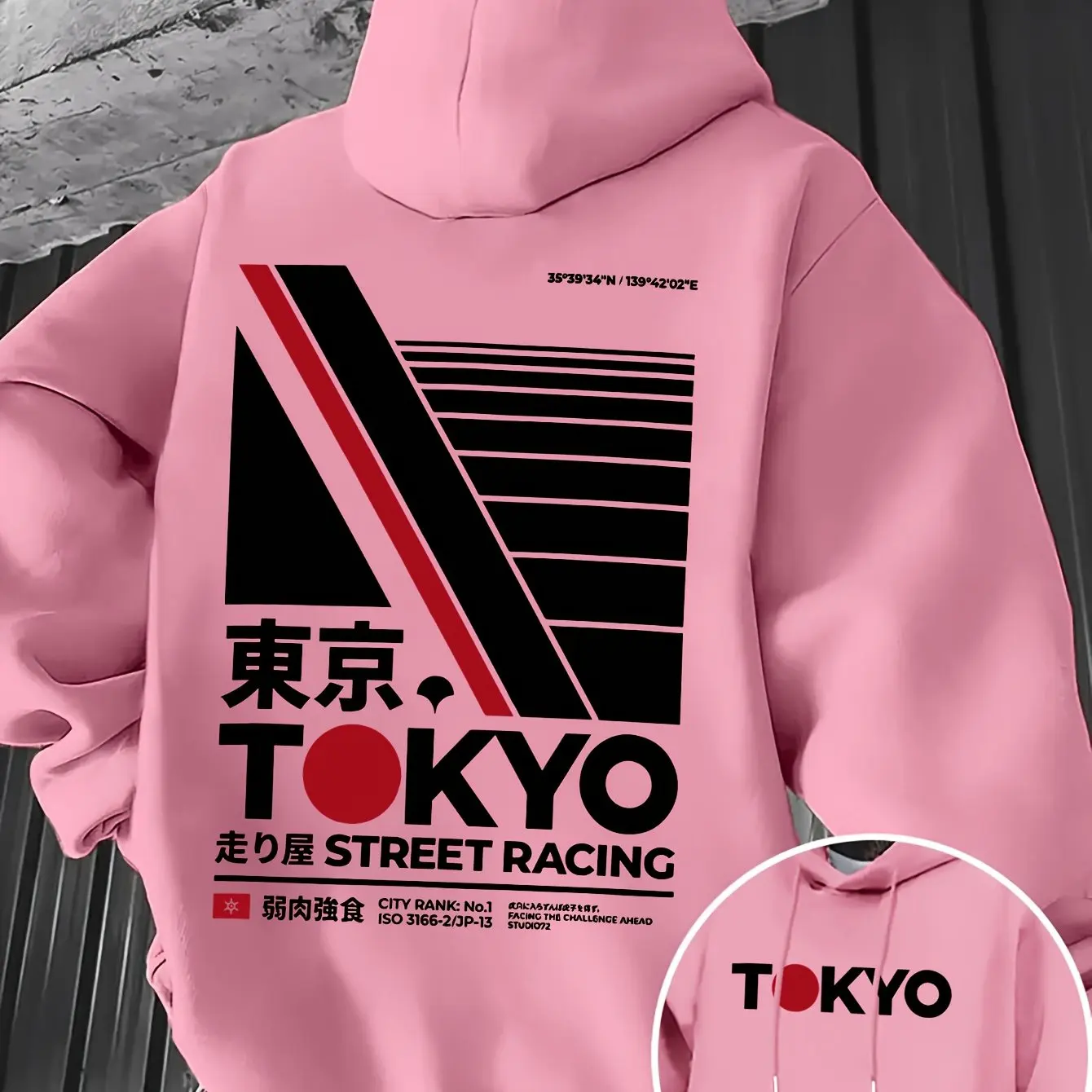 هودي رجالي بطباعة مزدوجة الجان - مراجعة Street Fashion Tokyo وسعره