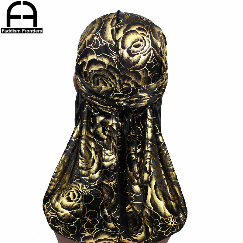 مخصص الرجال طباعة حريري Durags - مراجعة Street Fashion Hats وسعره