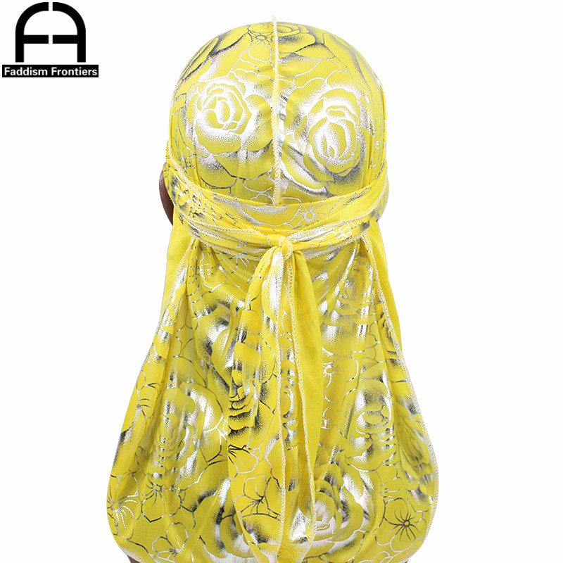 مخصص الرجال طباعة حريري Durags - مراجعة Street Fashion Hats وسعره