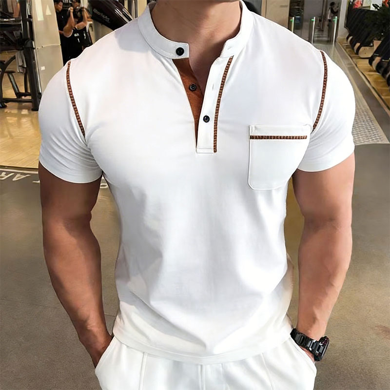 قميص بولو رجالي جديد للصيف بيا - مراجعة Street Fashion In China وسعره