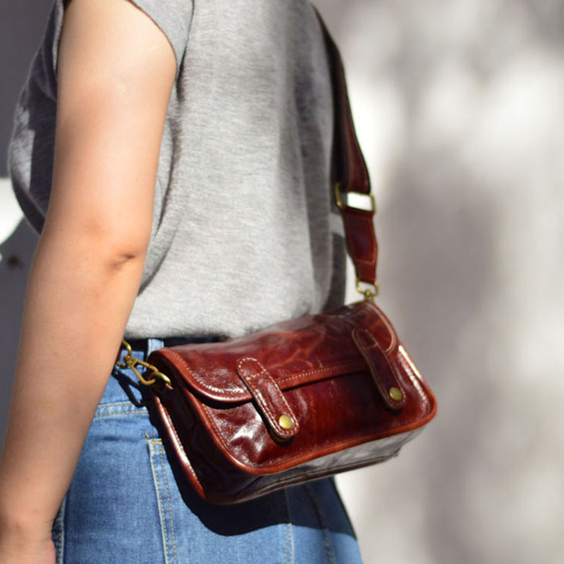 حقيبة كتف جلدية عصرية بتصميم ك - مراجعة Street Fashion Com وسعره